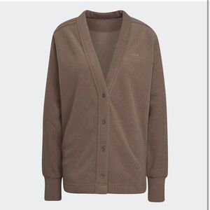 NEW Adidas Brown Cardigan